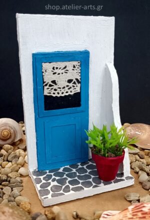 “Blue Door” - Handmade Magnetic Souvenir