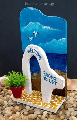 “Rooms to Let” - Handmade Magnetic Souvenir