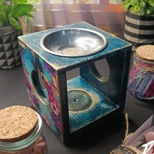 “Amethyst Garden” - Wooden Wax Melt Warmer